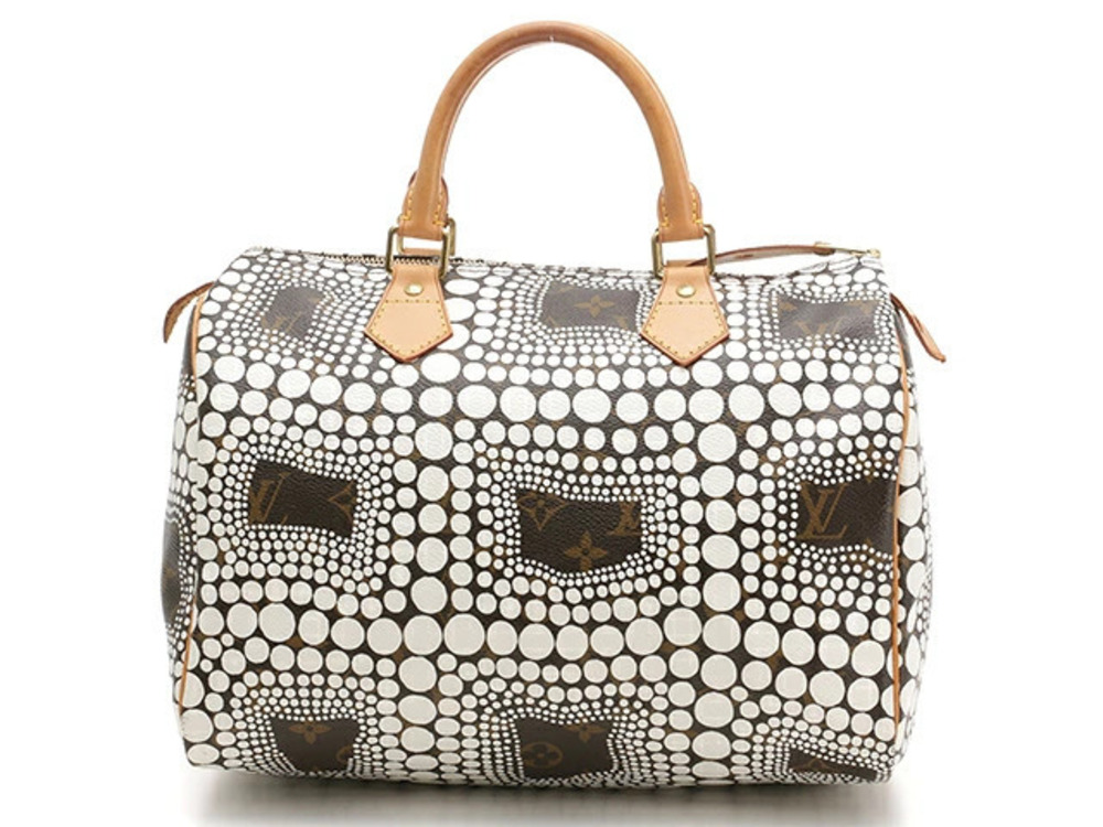 LOUIS VUITTON Speedy Handbag Monogram Blanc White